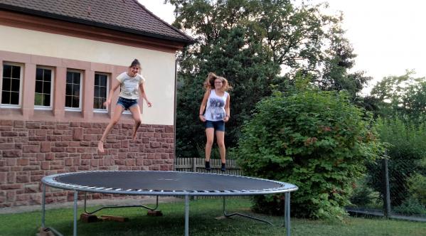 Das Trampolin - unser treuer Begleiter